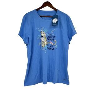 NEW Life is Good plus size The Coolest things are not things crusher t-shirt XXL